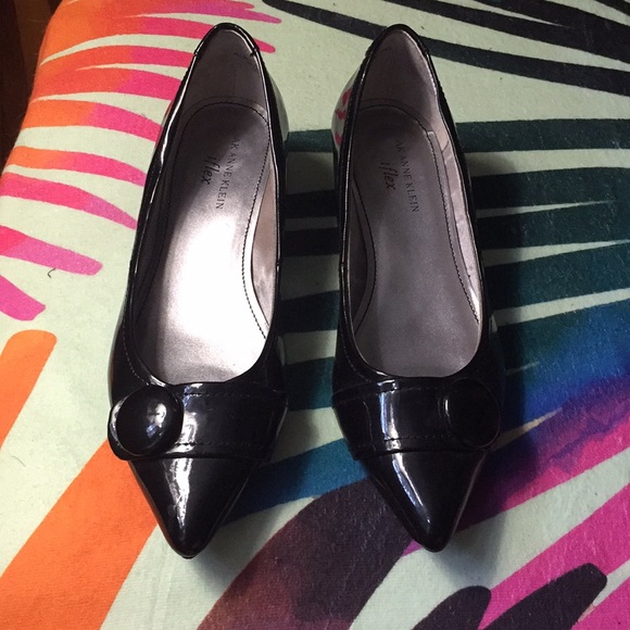 anne klein iflex black pumps